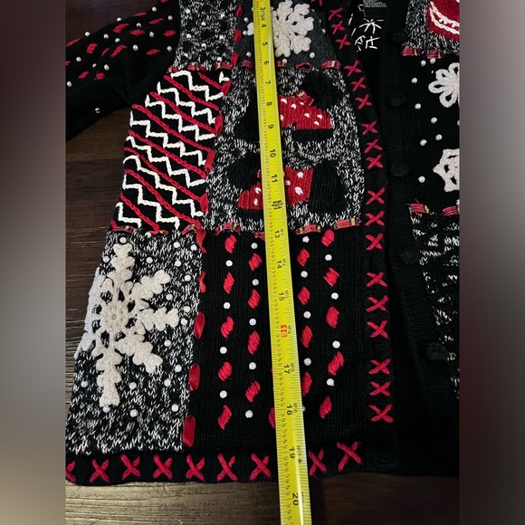 Designe Original Studio HoHoHo Ugly Christmas Sweater Size Small - Picture 2 of 9